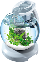 Картинка анонса Аквариум Tetra Duo WaterFall Globe 6.8л белый, диаметр 27,9 см