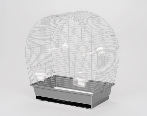 Детальная картинка Клетка InterZoo  P-020 TINA WHITE (510х280х550мм), для птиц, прут белый фото 4