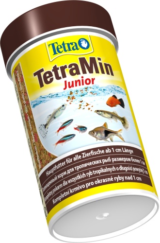 Детальная картинка Корм Tetra TetraMin Junior 100 мл, для мальков длиной от 1 см фото 2