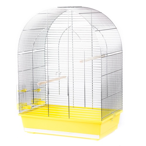Детальная картинка Клетка InterZoo  P-043 LUSI III ZINC (540х340х750мм), для птиц, прут цинк фото 2