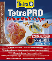 Картинка анонса Корм Tetra TetraPRO Colour Multi-Crisps 12 г, чипсы премиум для усиления окраски всех видов тропических рыб