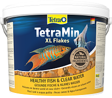 Картинка анонса Корм Tetra TetraMin Flakes XL 10 л, хлопья для всех видов крупных рыб