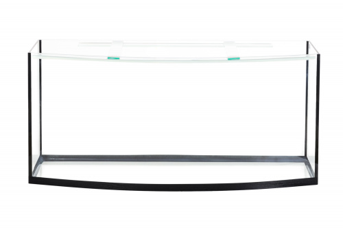 Аквариум AquaPlus LUX Ф245 черный (121х41х61 см) стекло 8 мм, фигурный, 213 л., с лампами Т8 2х38 Вт, аквар. коврик фото 6