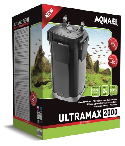 Детальная картинка Внешний фильтр AQUAEL ULTRAMAX 2000 для аквариума 400 - 700 л (2000 л/ч, 24 Вт)
../ Фильтр для аквариума