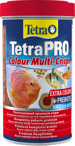 Детальная картинка Корм Tetra TetraPRO Colour Multi-Crisps 500 мл, чипсы премиум для усиления окраски всех видов тропических рыб фото 2