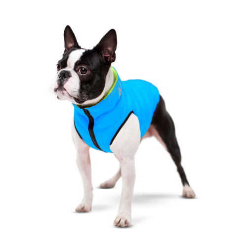 Курточка для собак AiryVest двусторонняя, размер M 40, салатово-голубая  (38-40; 63-66; 39-42 см) фото 3
