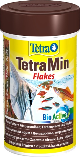 Детальная картинка Корм Tetra TetraMin Flakes 100 мл, хлопья для всех видов рыб