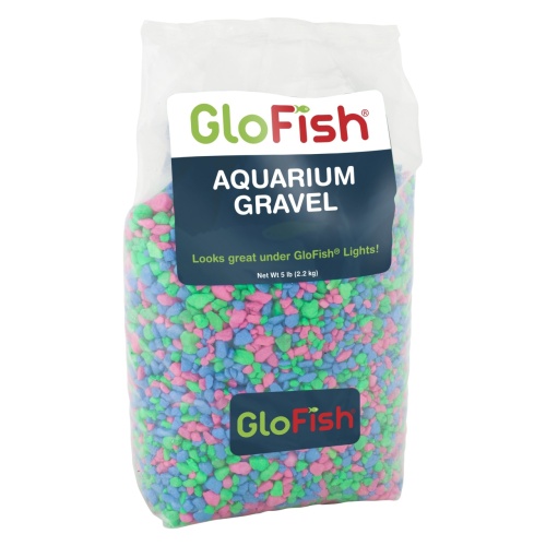 Детальная картинка Грунт GloFish флуоресцирующий розовый/зеленый/синий 2,268 кг