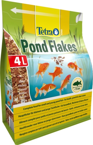 Детальная картинка Корм для прудовых рыб Tetra Pond Flakes 4 л, хлопья 
