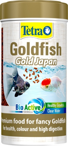 Детальная картинка Корм Tetra Goldfish Gold Japan 250 мл мини-палочки премиум для золотых рыбок, с зародышами пшеницы фото 3