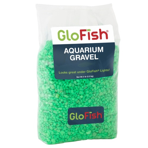 Детальная картинка Грунт GloFish флуоресцирующий  зеленый 2,268 кг