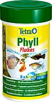 Картинка анонса  Корм Tetra Phyll Flakes 100 мл, хлопья для травоядных рыб