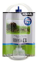 Картинка анонса Грунтоочиститель для аквариума AQUAEL GRAVEL & GLASS CLEANER L (33 см) со скребком