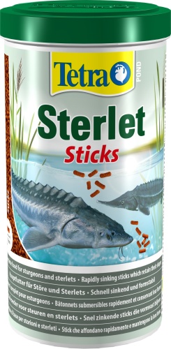 Детальная картинка Корм для осетровых рыб Tetra Pond Sterlet Sticks 1 л, палочки для прудовых рыб от 15 см