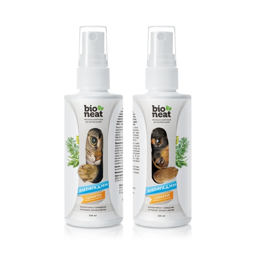 Детальная картинка Средство для коррекции поведения животных Bioneat "Антигадин. Горький", 150 мл
