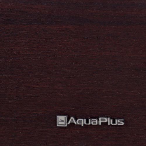 Аквариум AquaPlus LUX Ф170 махагон (101х41х56 см) стекло 6/8 мм, фигурный, 161 л., с лампами Т8 2х30 Вт, аквар. коврик фото 3