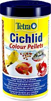 Картинка анонса Корм Tetra Cichlid Colour Pellets 500 мл, шарики для усиления  окраски красных, оранжевых и желтых цветов