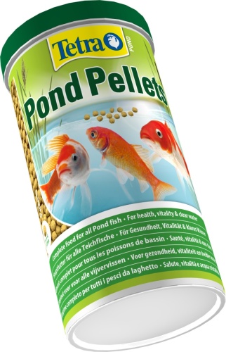 Детальная картинка Корм Tetra Pond Pellets 1 л, шарики для всех видов прудовых рыб фото 2