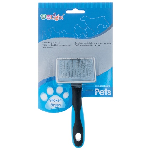 Детальная картинка Пуходёрка DeLIGHT металл. малая, для кошек и собак фото 5