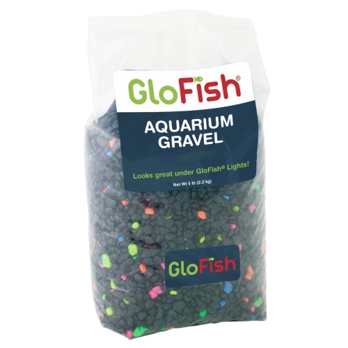 Детальная картинка Грунт GloFish черный с флуоресцирующими гранулами 2,268 кг