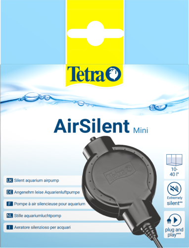 Детальная картинка Компрессор Tetra AirSilent Mini для аквариума 10 - 40 л (21 л/ч, 1,6 Вт, 1 канал, нерегулируемый)
 фото 2