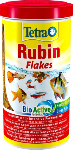 Детальная картинка Корм Tetra Rubin Flakes 1000 мл, хлопья для всех видов рыб, для усиления окраса 