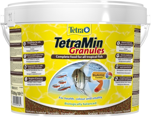 Детальная картинка Корм Tetra TetraMin Granules 10 л, гранулы для всех видов рыб