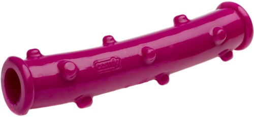 Детальная картинка Игрушка для собак COMFY SNACK MINT  трубка  розовая 18х4см