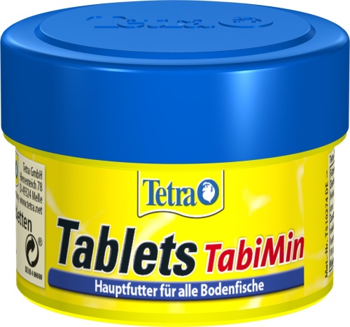 Детальная картинка Корм Tetra Tablets TabiMin  58 табл. / 30 мл / 18 г, таблетки для донных рыб 