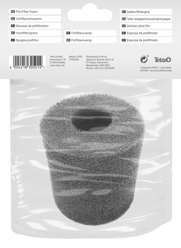 Детальная картинка Губка Tetra Pre-Filter Foam ЕХ 1500 plus для предварительной очистки фото 3