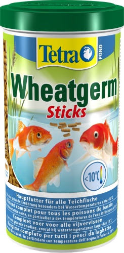 Детальная картинка Корм Tetra Pond Wheatgerm Sticks 1 л, палочки, для кормления прудовых рыб при температурах ниже 10 градусов