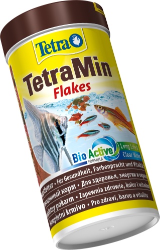 Детальная картинка Корм Tetra TetraMin Flakes 250 мл, хлопья для всех видов рыб фото 2