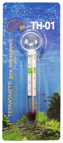 Детальная картинка Термометр TH-01 стеклянный на присоске (толстый)