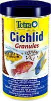 Картинка анонса Корм Tetra Cichlid Granules 500 мл, гранулы для цихлид 