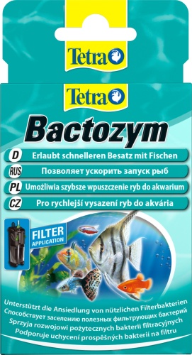 Детальная картинка Средство Tetra Bactozym 10 капсул, для биоактивации фильтра и грунта фото 2