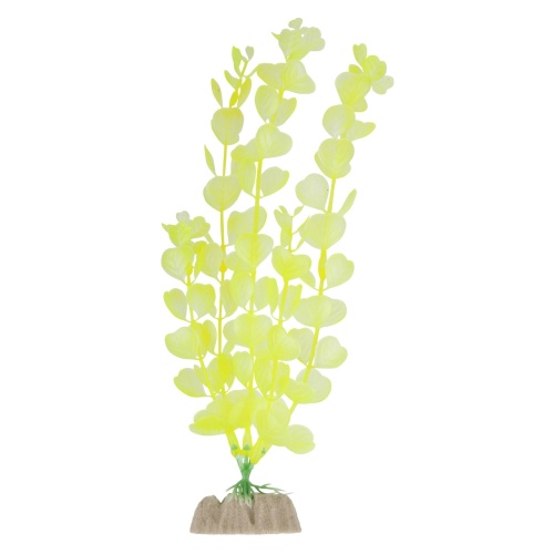 Детальная картинка Растение флуоресцирующее GloFish желтое L 20 см