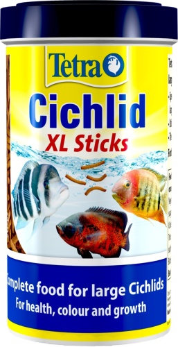Детальная картинка Корм Tetra Cichlid XL Sticks 500 мл, палочки для крупных цихлид и декоративных рыб фото 3