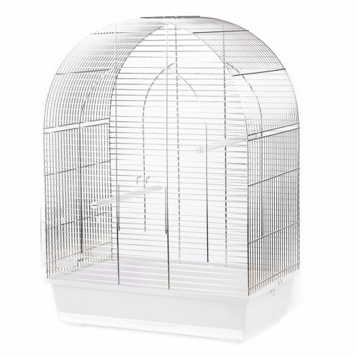 Детальная картинка Клетка InterZoo  P-043 LUSI III ZINC (540х340х750мм), для птиц, прут цинк фото 5