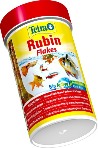 Детальная картинка Корм Tetra Rubin Flakes 100 мл, хлопья для усиления окраса рыб  фото 2