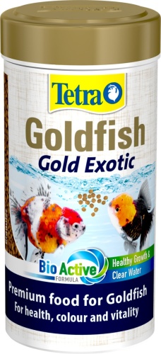 Детальная картинка Корм Tetra Goldfish Gold Exotic  250 мл, гранулы премиум для селекционных и обычных золотых рыбок
