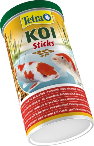 Детальная картинка Корм для карпов Кои Tetra Pond Koi Sticks 1 л, палочки для прудовых рыб фото 2