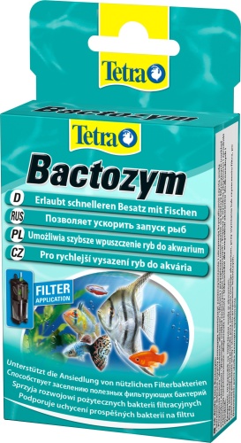 Детальная картинка Средство Tetra Bactozym 10 капсул, для биоактивации фильтра и грунта