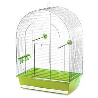 Картинка анонса Клетка InterZoo  P-044 LUSI II ZINC (450х280х630мм), для птиц, прут цинк
