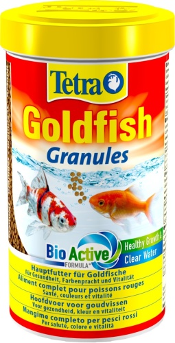 Детальная картинка Корм Tetra Goldfish Granules 500 мл, гранулы для золотых рыбок