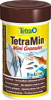 Корм Tetra TetraMin Mini Granules 100 мл, мелкие гранулы для всех видов мелких рыб 