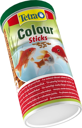 Детальная картинка Корм Tetra Pond Colour Sticks 1 л, палочки для усиления окраса прудовых рыб фото 2
