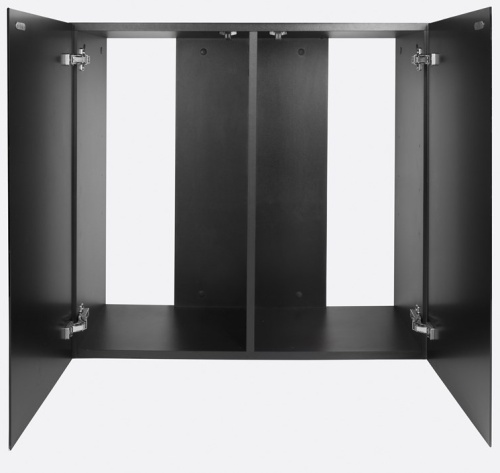 Детальная картинка Подставка AQUAEL GLOSSY 100, черная, 2 дверцы ДСП + акриловое покрытие фото 3