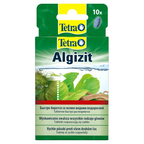Детальная картинка Средство против водорослей Tetra Algizit 10 таблеток, от сильного обрастания водорослями