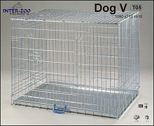 Картинка анонса Клетка InterZoo T-05 Dog 5 ZINC (1060х710х810 мм), для собак, прут цинк