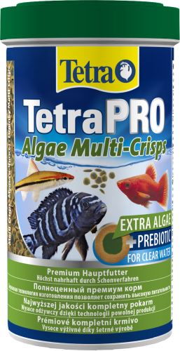 Детальная картинка Корм Tetra TetraPRO Algae Multi-Crisps 500 мл, чипсы премиум для всех видов тропических рыб, со спирулиной фото 2